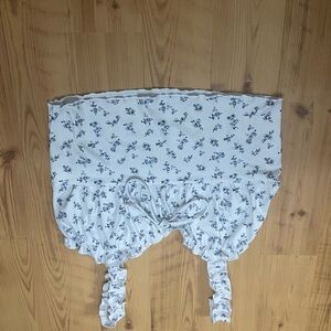 SHEIN White Floral Tube Top